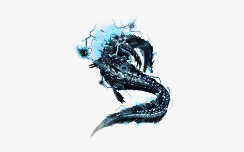 Abyssal Lagiacrus Https - Lagiacrus Preto, transparent png