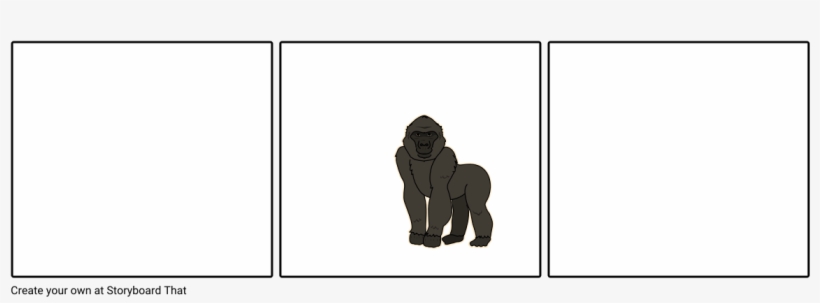 Ape - Western Lowland Gorilla, transparent png