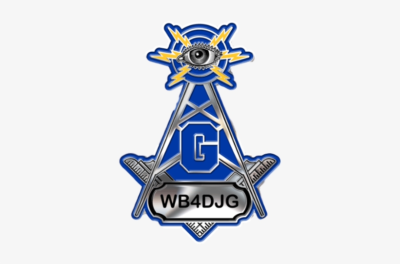 Png Library Stock Masonic Pin Upon The - Masonic Ham Radio, transparent png