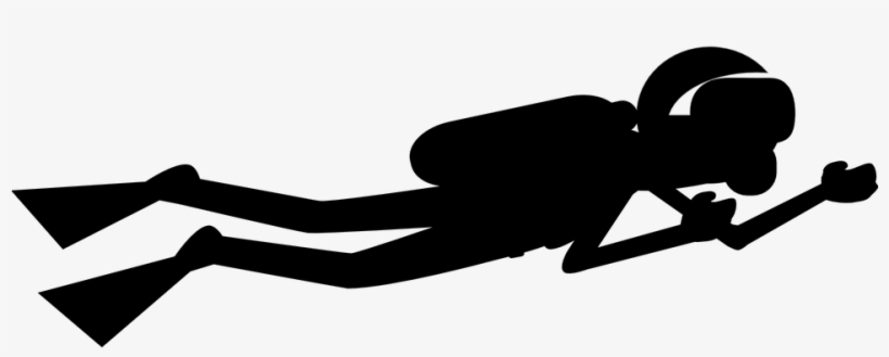We Have Many Beautiful Dive Sites Where You Can Experience - Scuba Diver Clipart Black And White, transparent png