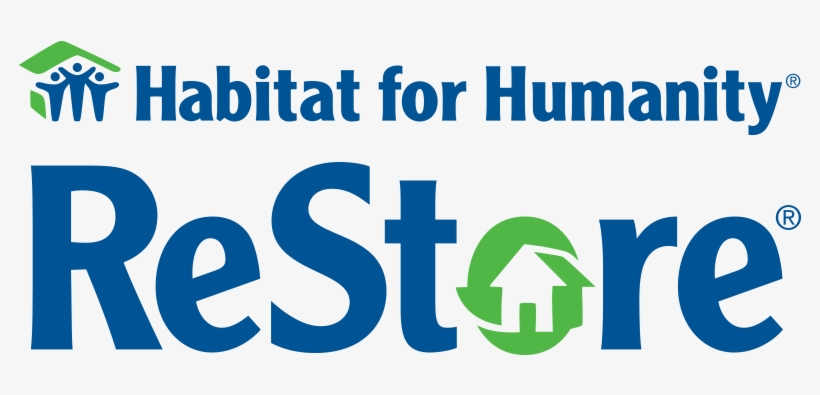 Habitat Restore Logo Two Color Transparent Background - Habitat For Humanity Restore Logo Vector Black, transparent png
