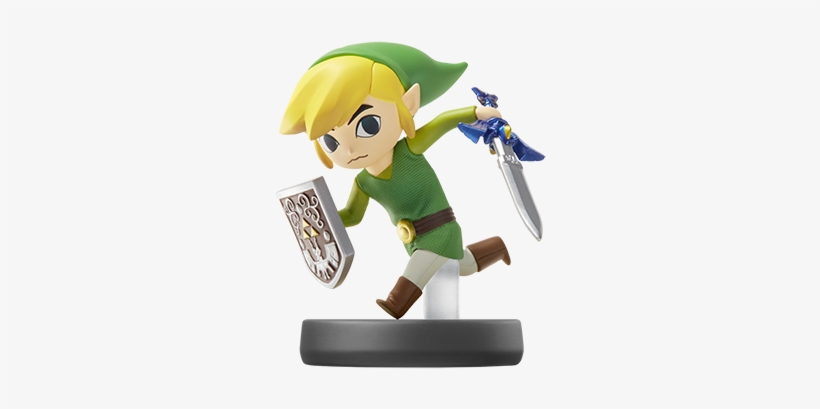 Toon Link Amiibo - Toon Link Amiibo Png, transparent png