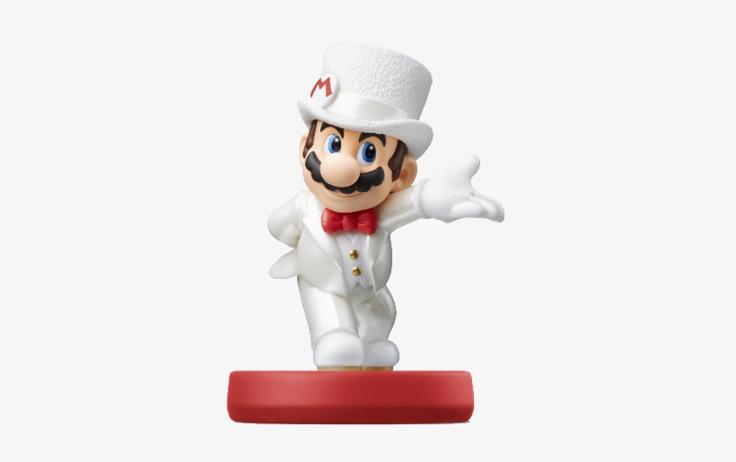 Wedding Outfit Amiibo Figure - Amiibo Super Mario - Wedding Mario, transparent png