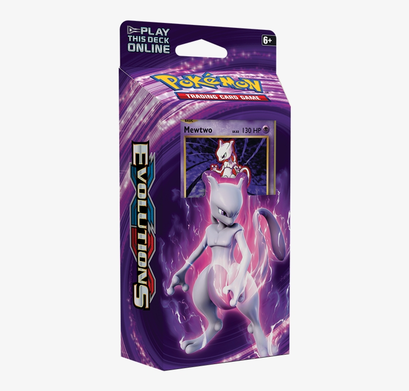 Mewtwo Mayhem Theme Deck - Pokemon Evolutions Theme Deck Mewtwo, transparent png