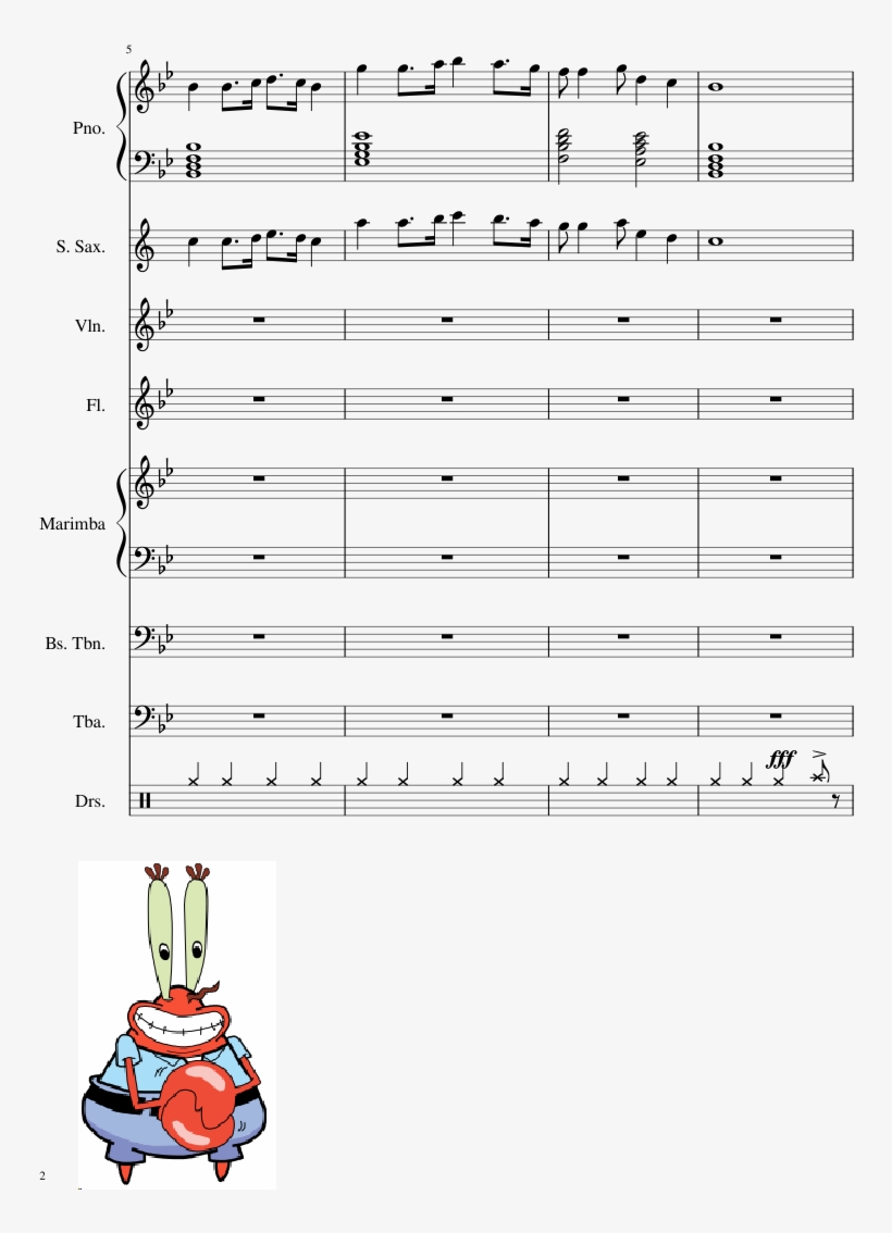 The Fun Song Sheet Music 2 Of 7 Pages - Wanna Be The Very Best Spartito, transparent png