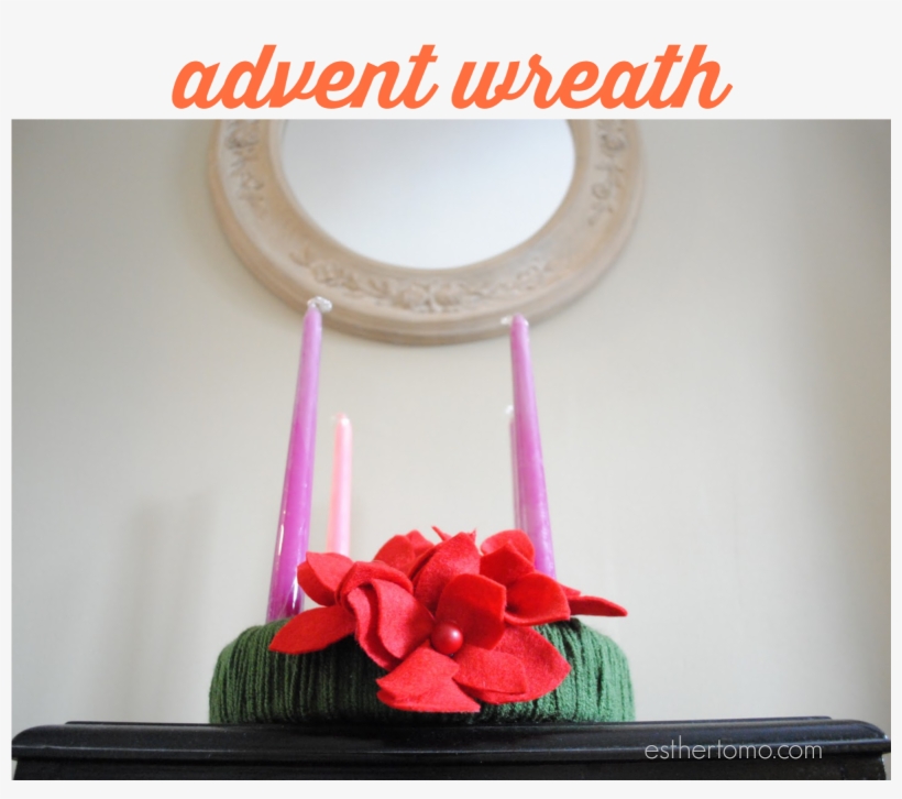 The Advent Wreath Is An Expected One - Artificial Flower, transparent png