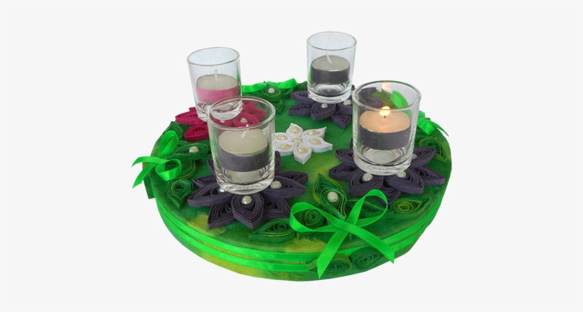 An Advent Wreath Perfect For Home Or Classroom Use - Grass, transparent png