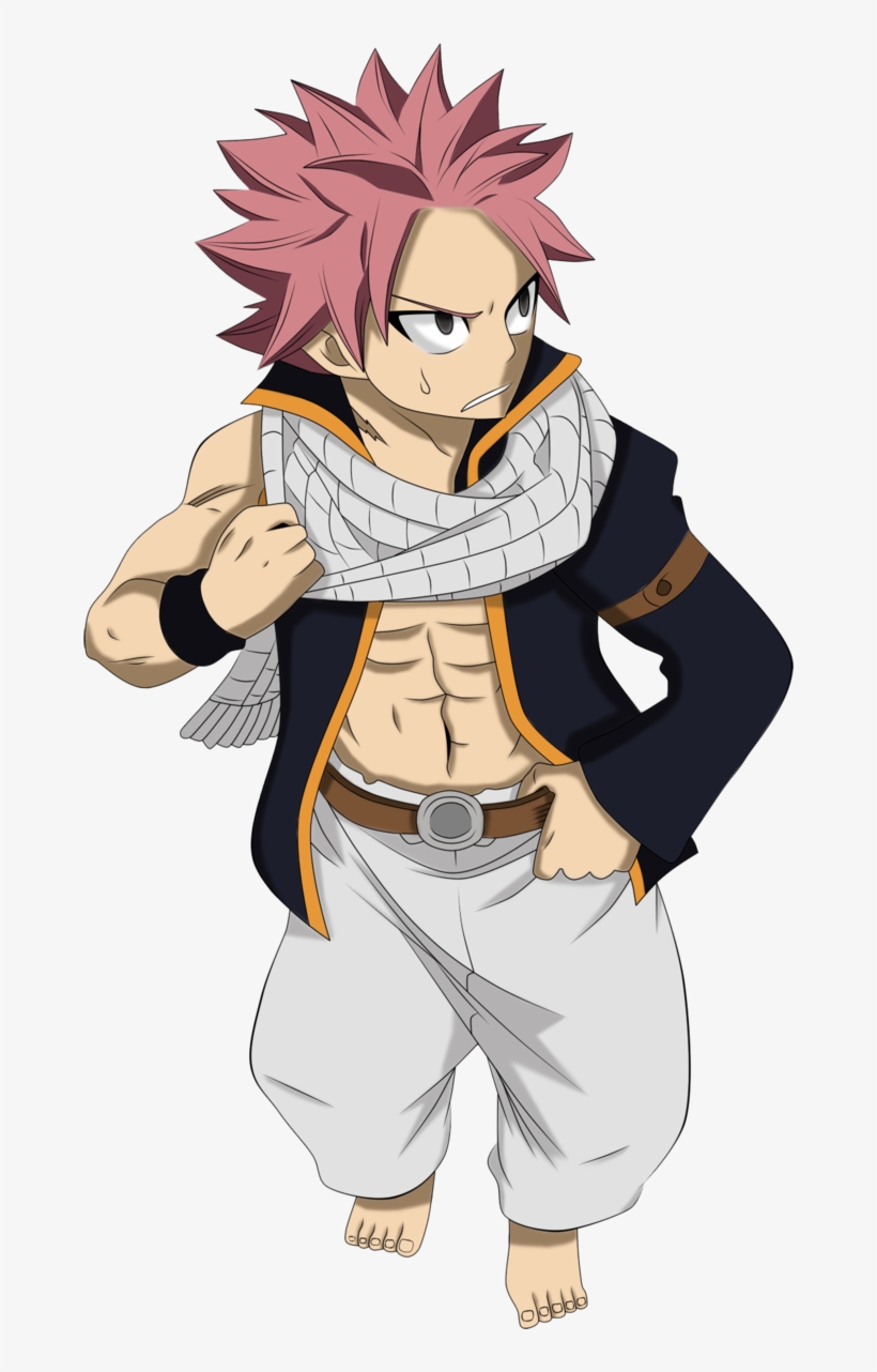 Natsu Continues Wearing Igneel's Scarf And Retains - Natsu Dragneel Scar, transparent png