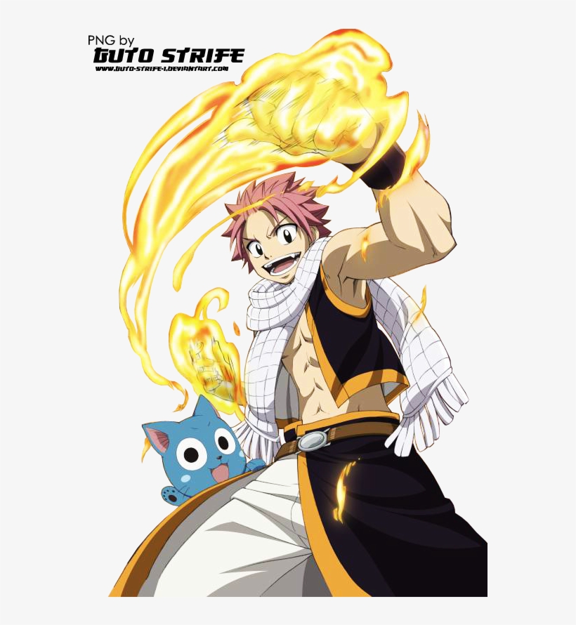 Fairy Tail Natsu Png - Fairy Tail Natsu Et Happy, transparent png