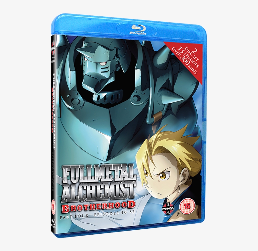 Fullmetal Alchemist Brotherhood Part Four - Full Metal Alchemist Brotherhood: Part 4 (blu-ray), transparent png