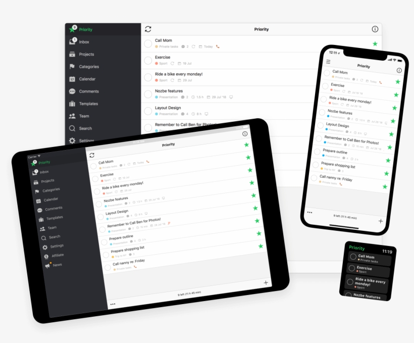 Simple To Use With Advanced Features - Getting Things Done, transparent png