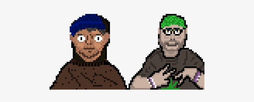 [modern Art]shitty Ethan Pixel Art I Made - Ethan And Hila Pixel, transparent png