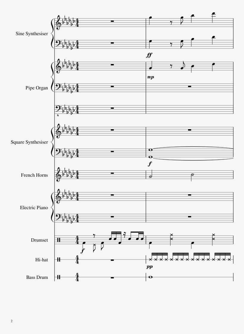 H3h3productions Theme Sheet Music Composed By Majorleaguewobs - Sheet Music, transparent png