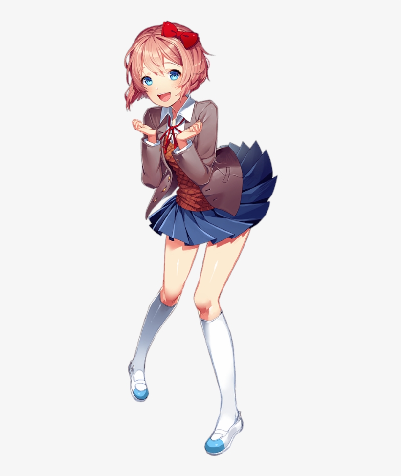 Report Abuse - Doki Doki Literature Club Sayori, transparent png