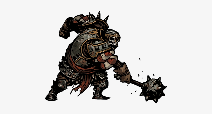 Char Ene Skellycaptain Atk1 - Darkest Dungeon Bone Captain, transparent png