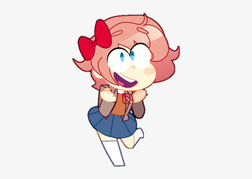 Sayori Hits That Yeet Download - Jakeneutron Doki Doki, transparent png