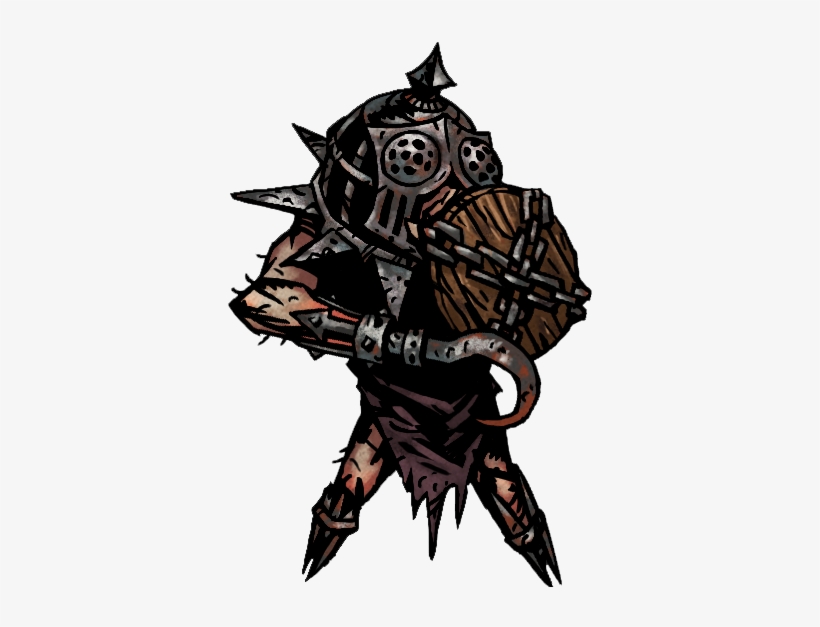 Swine Slasher - Darkest Dungeon Enemies Swine, transparent png