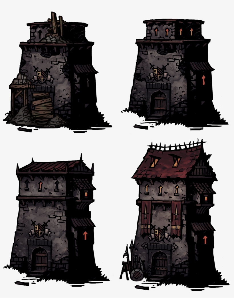 Dark Dungeons - Darkest Dungeon Building Progression, transparent png