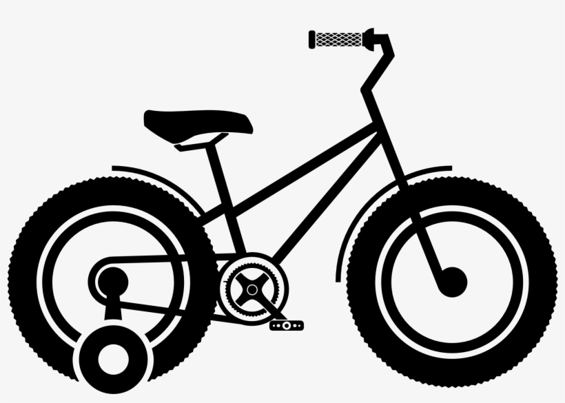 Bike Kid 1969px 151 - Bike With Training Wheels Icon, transparent png