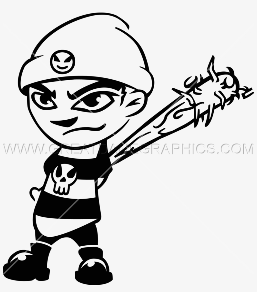 Gothic Kid - Cartoon, transparent png
