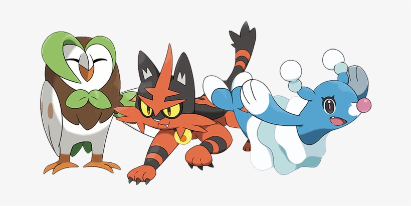 Etiqueta - Ash-greninja - Dartrix Torracat Y Brionne, transparent png