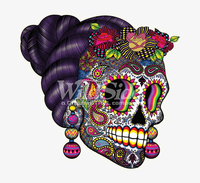 Day Of The Dead Skull - Skulls Day Of Dead, transparent png