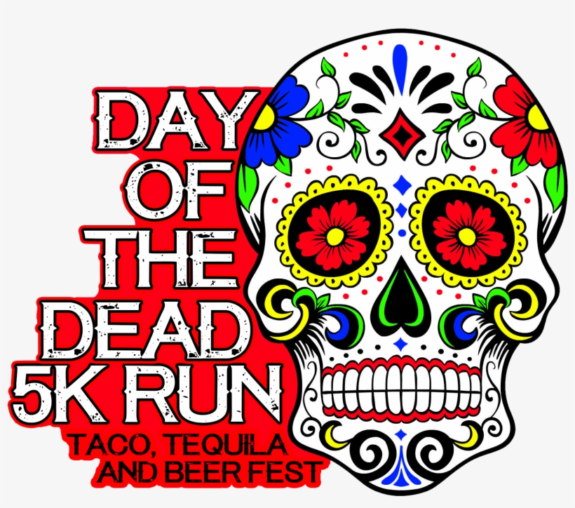 Day Of The Dead 5k - 3drose Sugar Skull, Pink, Iron On Heat Transfer, 6, transparent png