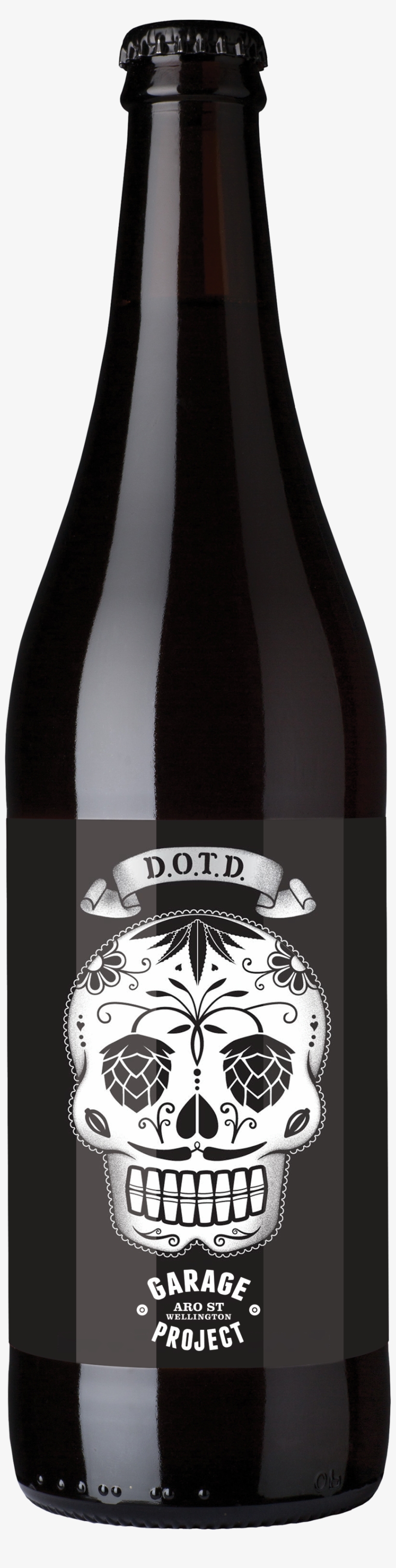 Day Of The Dead Usa - Glass Bottle, transparent png