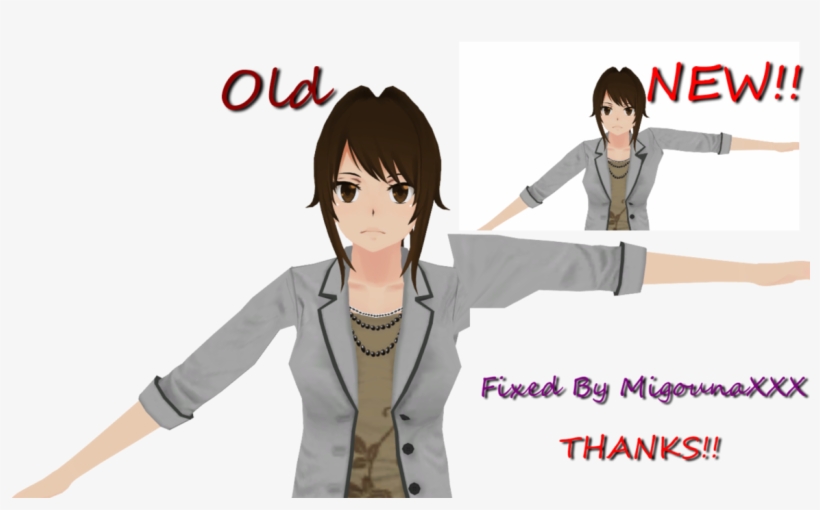 Vector Freeuse Library Mmd Fixed By Dhzmulmallo On - Yandere Simulator New Models, transparent png