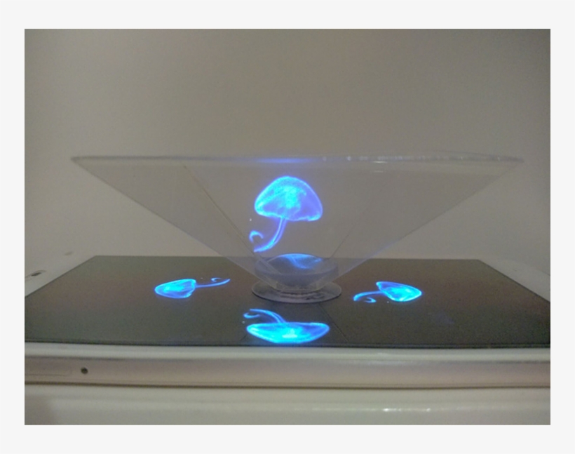 Clip Art Free Christmas Gift Turn Tablets Hologram - 7 Inch Tablet Hologram, transparent png