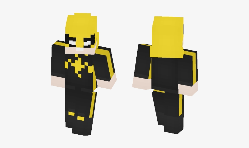 Iron Fist (marvel) - Minecraft Skins Blackflash, transparent png