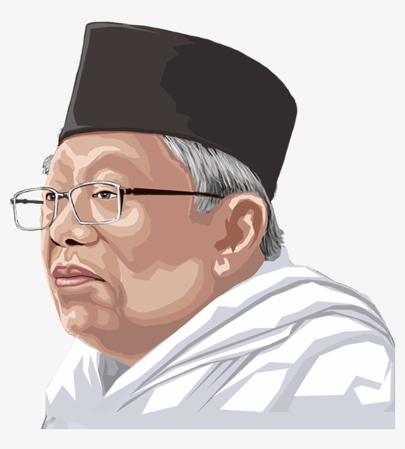 Ma'ruf Amin Belum Mundur Dari Mui, Pks - Ma'ruf Amin, transparent png
