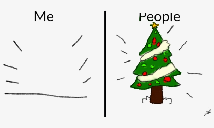 Me Vxs Peeps - Christmas Tree, transparent png