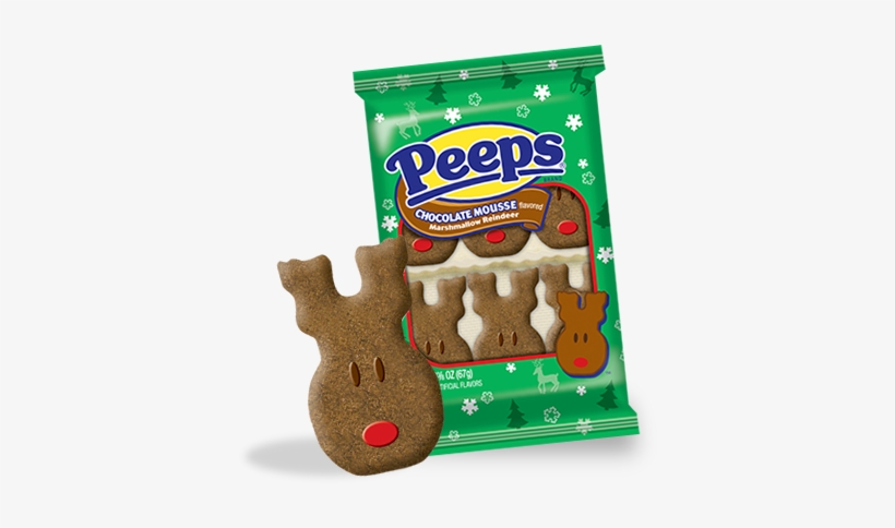 How Adorable Are These I Love Them These Are Going - Peeps Chocolate Mousse Reindeer (6ct), transparent png