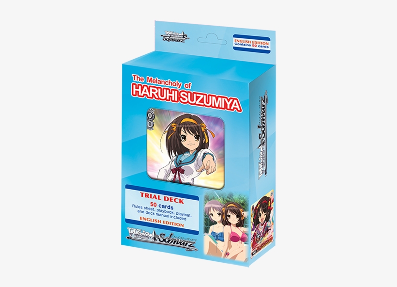 Weiss Schwarz Tcg The Melancholy Of Haruhi Suzumiya, transparent png