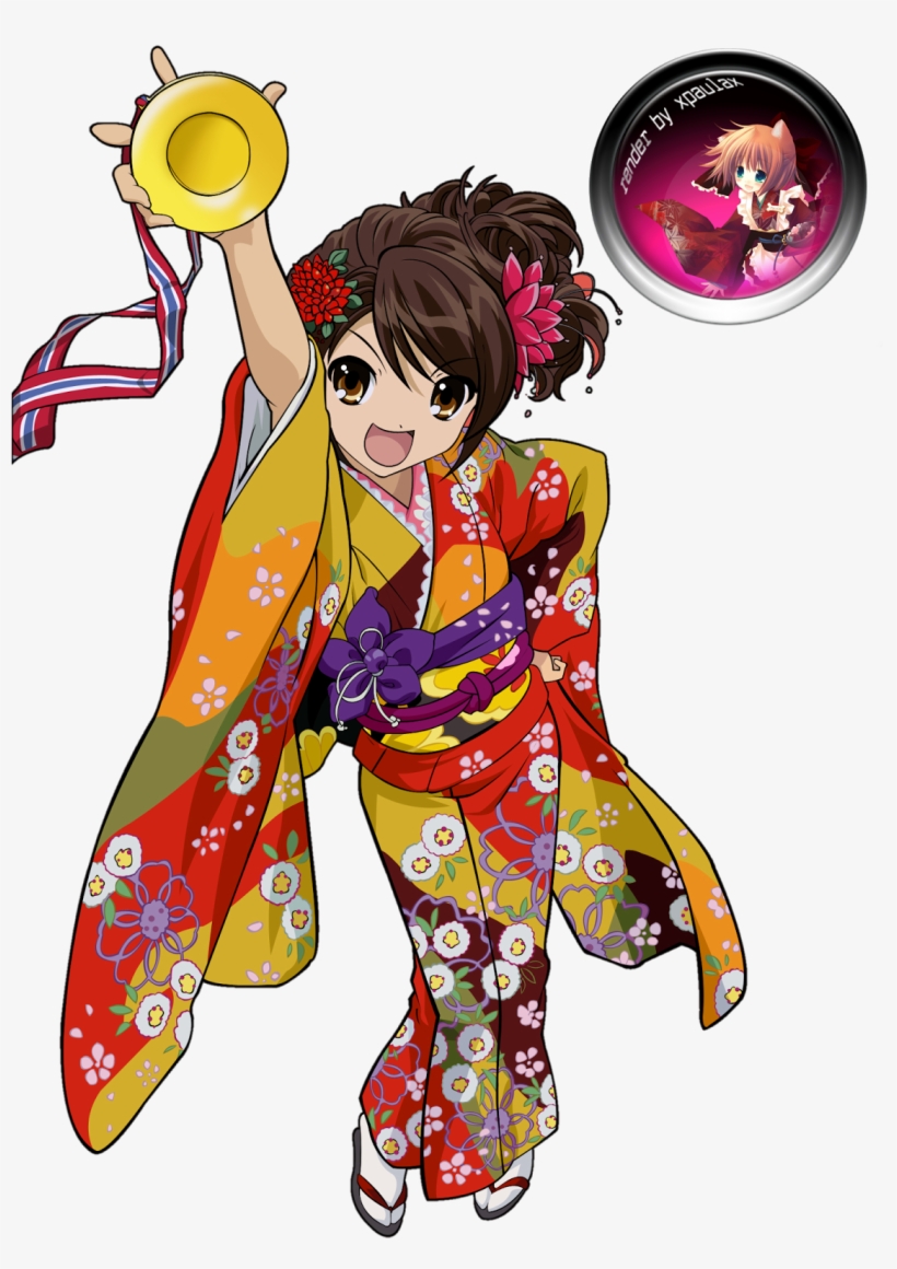 Renders Suzumiya Haruhi - Haruhi Suzumiya Illustrations: Autumn & Winter, transparent png