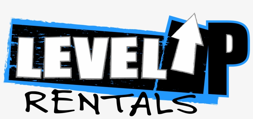 Level Up Rentals Logo Transparent - Level Up Text Design, transparent png