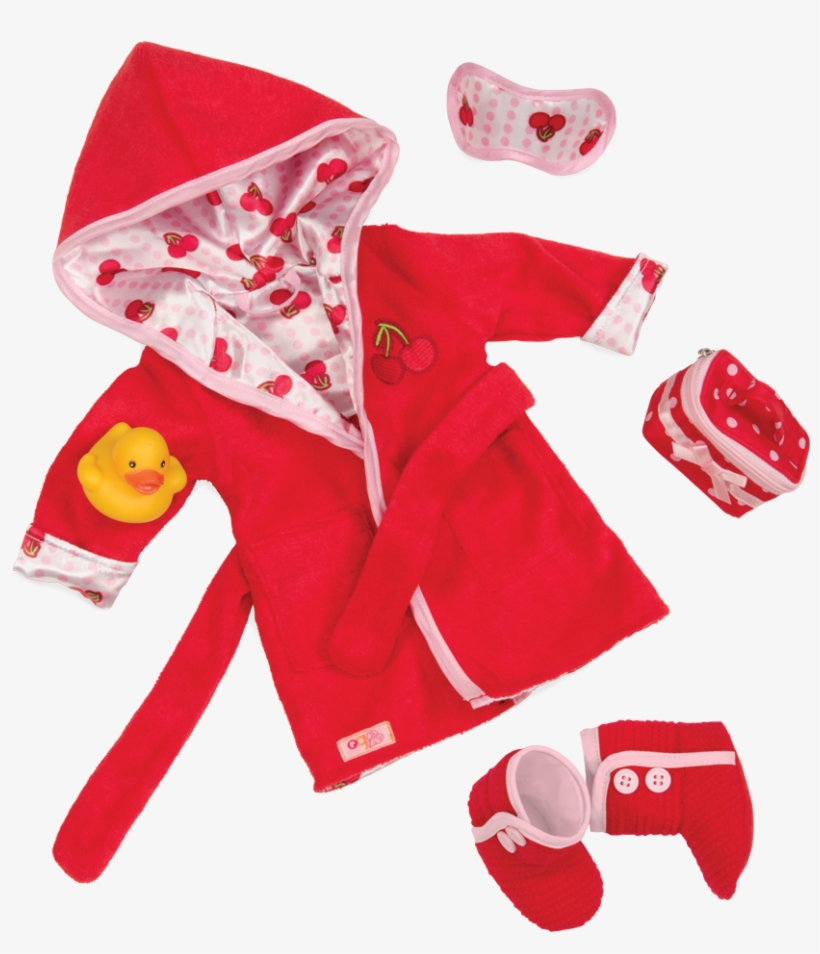 //s3 Ca Central - Our Generation Deluxe Outfit Cherry Robe, transparent png