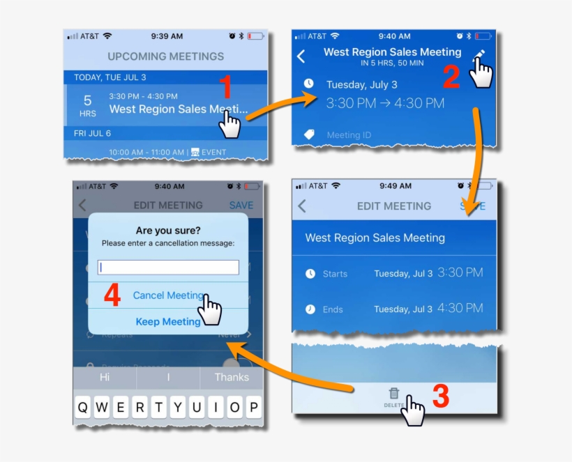 Meeting Scheduled On Mobile App Can Be Canceled From - Mobile Phone, transparent png