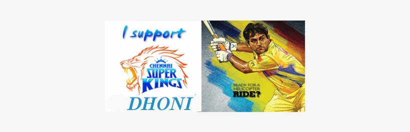 Preview Overlay - Support Chennai Super Kings, transparent png