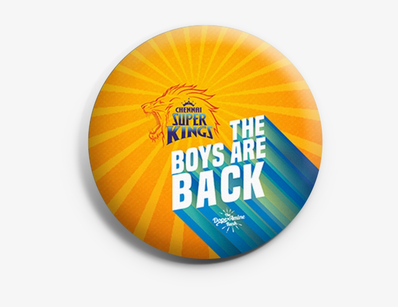 Csk The Boys Are Back - Circle, transparent png
