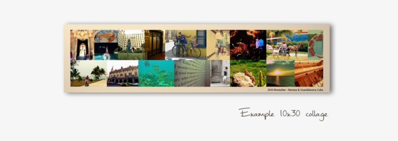 Panormaic Canvas Collage - Your Photo Picture Collage On Canvas - We Design It, transparent png