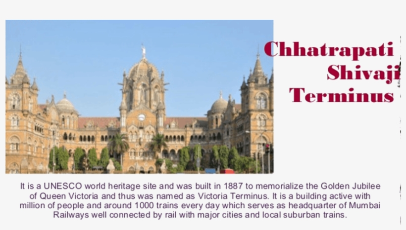 130 Years Of Indian Railways Iconic Station - Chhatrapati Shivaji Statue, transparent png