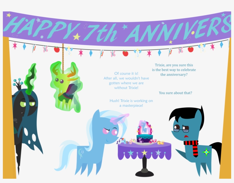 Sketchmcreations, Banner, Cake, Changedling, Changeling, - Anniversary, transparent png