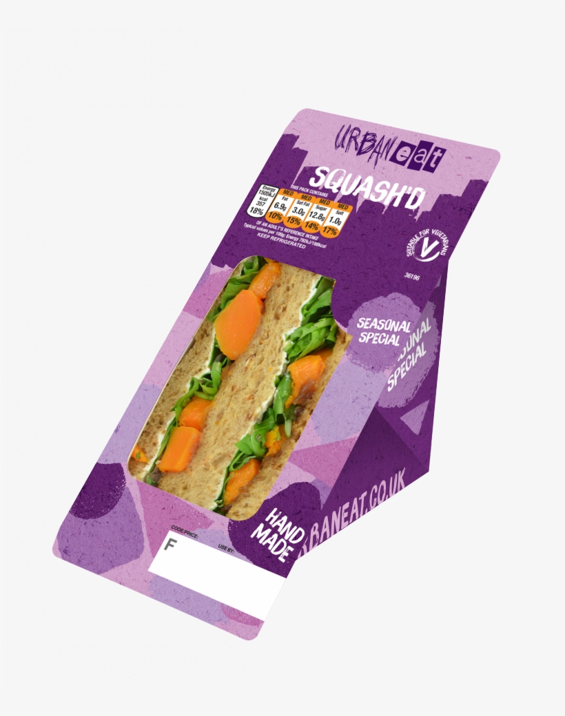 New Squash'd Sandwich - Urban Eat, transparent png