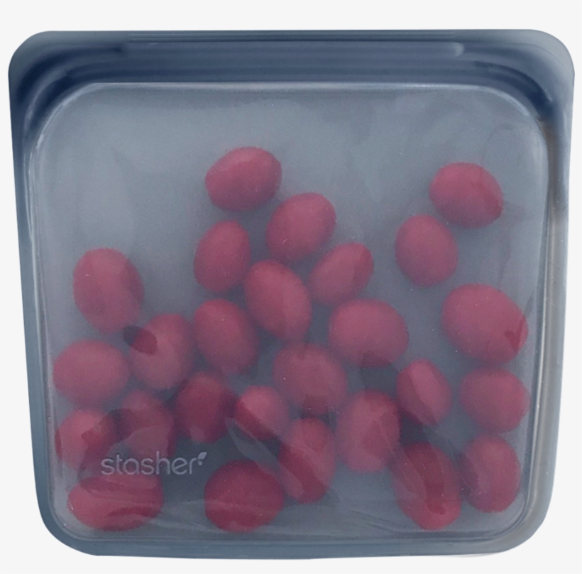 Stasher Reusable Silicone Sandwich Bag - Seedless Fruit, transparent png