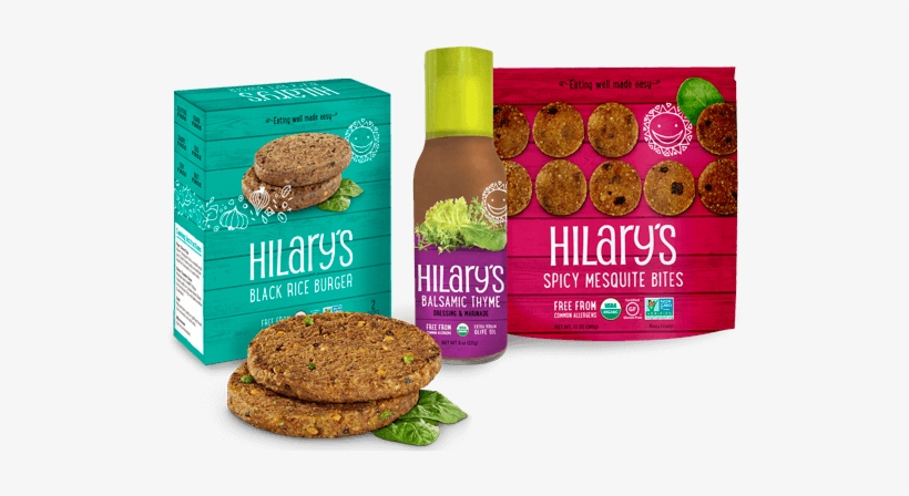 Hilary's Features A Variety Of Delicious Organic Burger - Hilarys Organic Spicy Mesquite Bites, transparent png