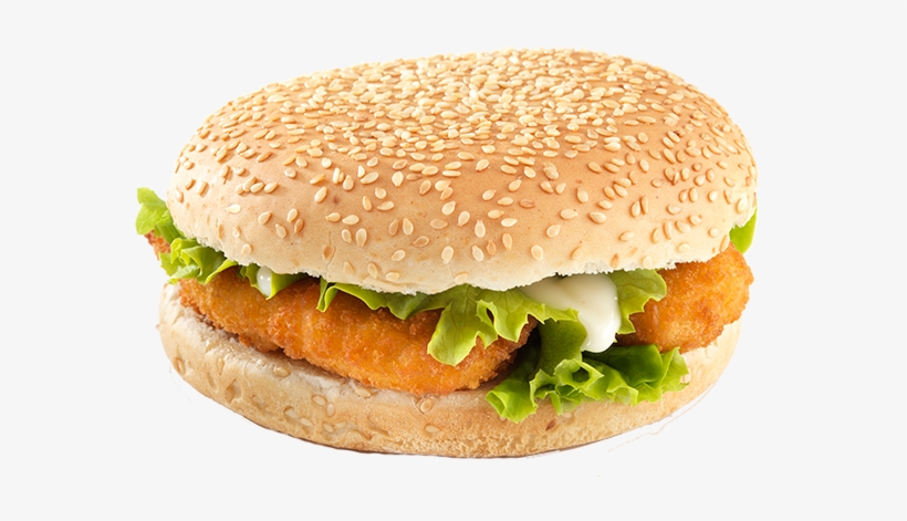 Veg Burger - Chicken Cottage Strip Burger, transparent png