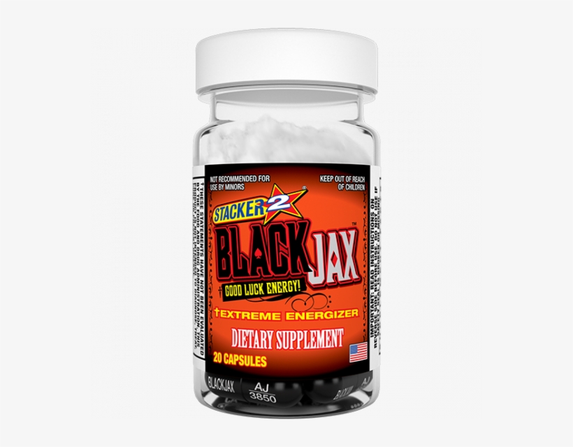 Stacker2 Black Jax - Weight Loss Pills (20 Capsules), transparent png