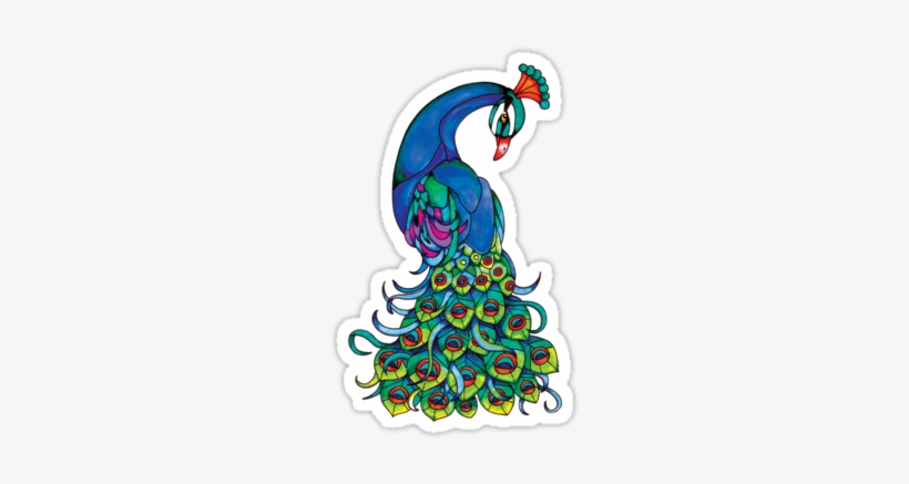 Single Peacock Feather Png Peacock - Peacock Unisex T-shirts, transparent png
